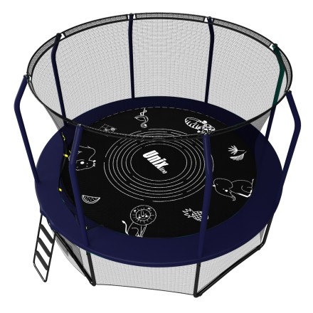 Батут UNIX Line SUPREME GAME 8 ft (Blue)