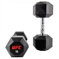 Гантель UFC Octagon Dumbbell 15кг Гантель UFC Octagon Dumbbell 15кг