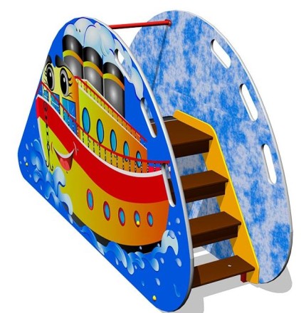 Детская горка «Пароходик»    