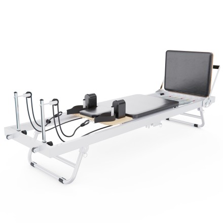 Стол для пилатеса (реформер) DFC с деревянными вставками Стол для пилатеса (реформер) DFC с деревянными вставками