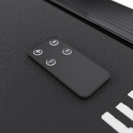 Беговая дорожка с поручнем DFC AXEFIT TM200-1HW, 94 х 39 см, белая