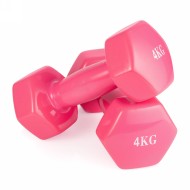 Гантель неразборная 4 кг. винил (2 штуки) VictoryFit VF-DV040-2 Гантель неразборная 4 кг. винил (2 штуки) VictoryFit VF-DV040-2