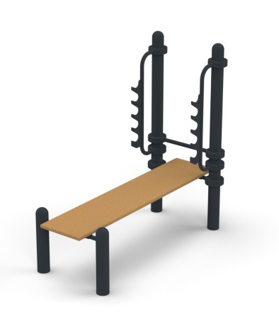 YSK239 Скамья для жима с упорами под штангу