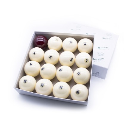 Комплект шаров 68 мм "Aramith Standard", красный биток