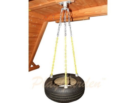 Игровая площадка "Mega SkyFort" с двумя игровыми домиками и переходом