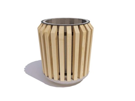 Урна с бетонным основанием «Бульвар»