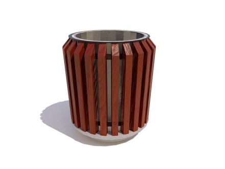 Урна с бетонным основанием «Бульвар»