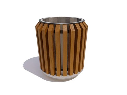 Урна с бетонным основанием «Бульвар»