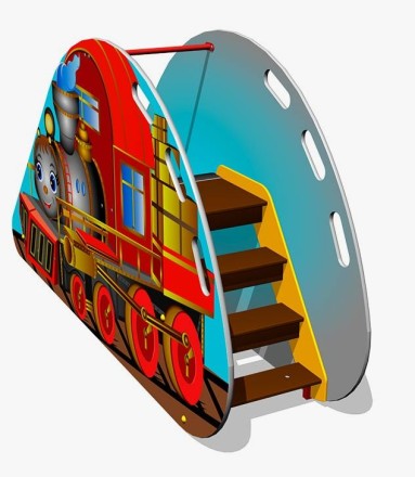 Детская горка «Паровозик»     