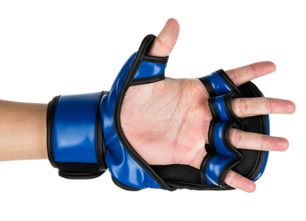 UFC Перчатки MMA для спарринга 8 унций синие L/XL