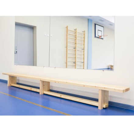 Скамья гимнастическая 2,0 м на деревянных ножках