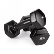 Гантель неразборная 3 кг. винил (2 штуки) VictoryFit VF-DV030-2 Гантель неразборная 3 кг. винил (2 штуки) VictoryFit VF-DV030-2
