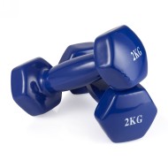 Гантель неразборная 2 кг. винил (2 штуки) VictoryFit VF-DV020-2 Гантель неразборная 2 кг. винил (2 штуки) VictoryFit VF-DV020-2
