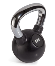 Гиря с резиновым покрытием 6 кг (модель: К-6) VictoryFit VF-KRU060