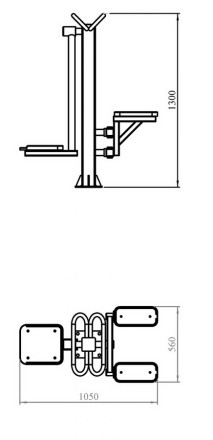 YT89 Тренажер Маятник + степпер