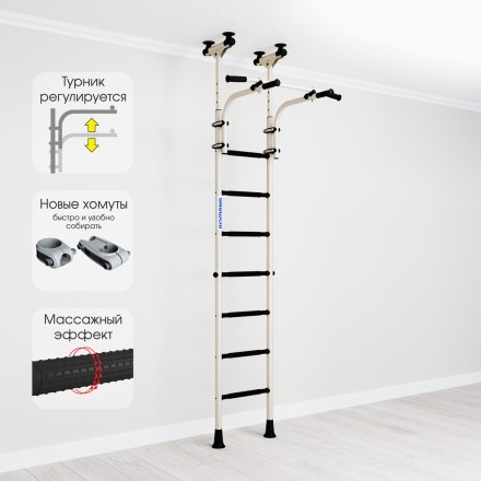 ДСКМ "Romana R9" белый антик/золото