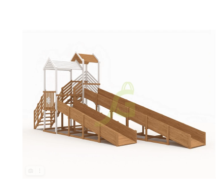 Зимняя горка "IgraGrad Snow Fox", скат 8+5 м мод.1