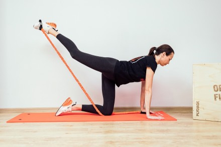 Эспандер 120 см в защитном кожухе MEDIUM