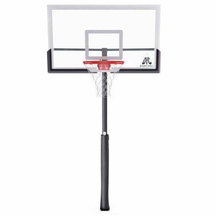 Усиленная баскетбольная стационарная стойка DFC ING 54" / закаленное стекло