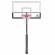 Усиленная баскетбольная стационарная стойка DFC ING 54" / закаленное стекло
