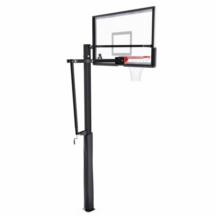 Усиленная баскетбольная стационарная стойка DFC ING 54" / закаленное стекло