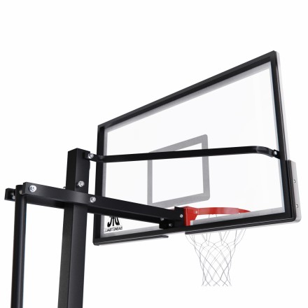 Усиленная баскетбольная стационарная стойка DFC ING 54" / закаленное стекло