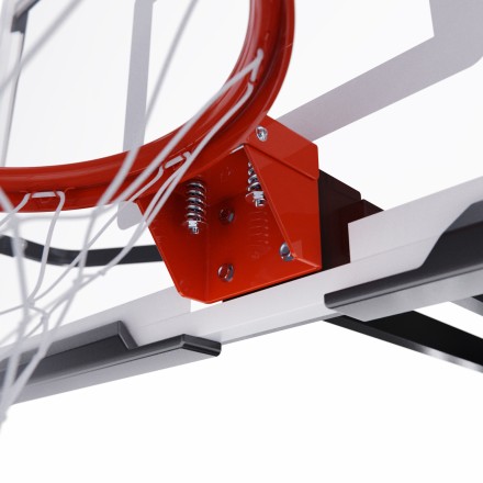 Усиленная баскетбольная стационарная стойка DFC ING 54" / закаленное стекло