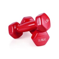 Гантель неразборная 1,5 кг. винил (2 штуки) VictoryFit VF-DV015-2 Гантель неразборная 1,5 кг. винил (2 штуки) VictoryFit VF-DV015-2