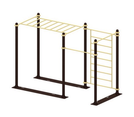 YSK62 Мобильный комплекс для Воркаут Стандарт-4
