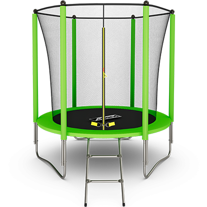 Батут ARLAND  6FT с внутренней страховочной сеткой и лестницей