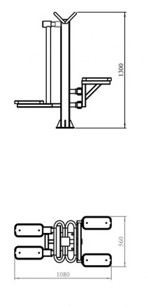 YT90 Тренажер Степпер + хипс