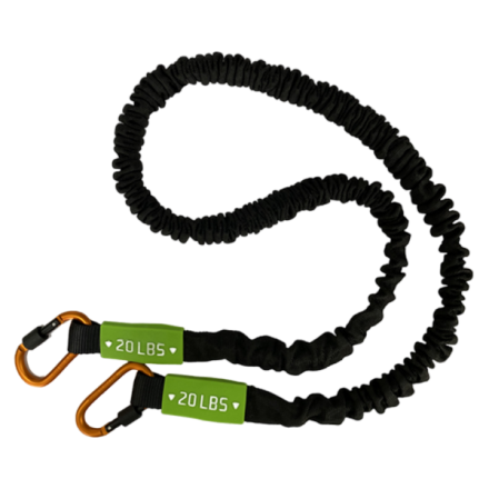 Эспандер эластичный с карабином Livepro LP8401-M Эспандер эластичный с карабином Livepro LP8401-M