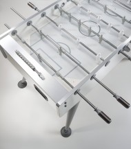 Штанга сквозная на 2 игрока c футболистами красного цвета для футбола "Garlando", диаметр 15,8 мм