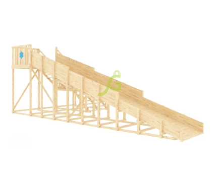 Зимняя горка "IgraGrad Snow Fox", скат 10 м (мод. 2)