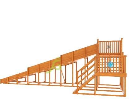 Зимняя горка "IgraGrad Snow Fox", скат 10 м (мод. 2)