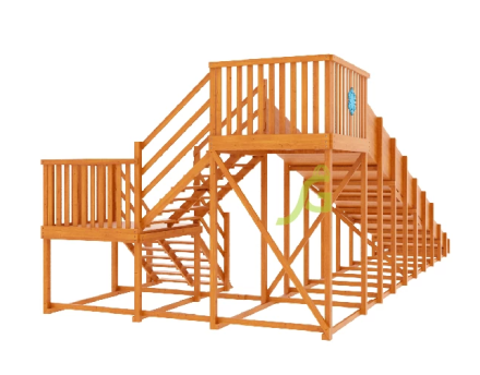 Зимняя горка "IgraGrad Snow Fox", скат 10 м (мод. 2)