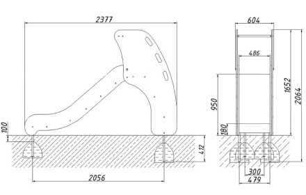 Детская горка «Джунгли» Детская горка «Джунгли»
