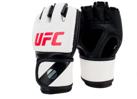 UFC Перчатки MMA для грэпплинга 5 унций белые L/XL