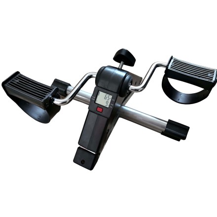 Велотренажер мини DFC B8207B черный с серым