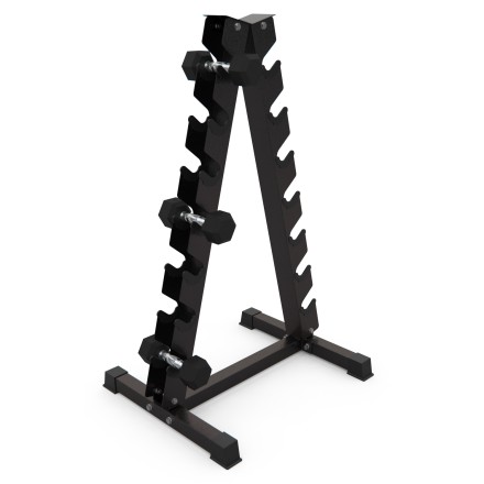 Стойка для хранения гантелей на 7 пар D870 Стойка для хранения гантелей на 7 пар D870