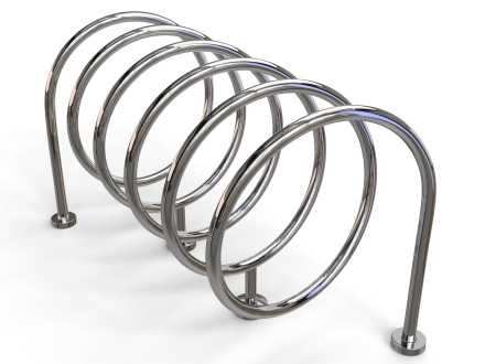 Велопарковка Пружина из нержавеющей стали