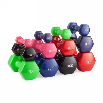 Гантель неразборная 1 кг. винил (2 штуки) VictoryFit VF-DV010-2 Гантель неразборная 1 кг. винил (2 штуки) VictoryFit VF-DV010-2