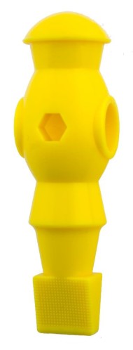 Футболист для настольного футбола на штангу диаметром 15,8 мм (желтый) Футболист для настольного футбола на штангу диаметром 15,8 мм (желтый)