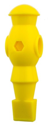 Футболист для настольного футбола на штангу диаметром 15,8 мм (желтый)