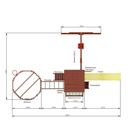 Панда Фани Gride с WorkOut