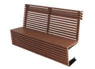 Уличная скамейка со спинкой Ибица 01.019.0