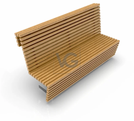 Уличная скамейка со спинкой Ибица 01.019.0