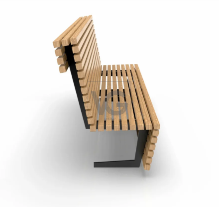 Уличная скамейка со спинкой Ибица 01.019.0