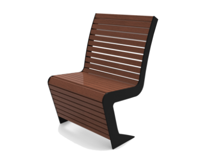 Уличная скамейка со спинкой Ибица 01.019.0