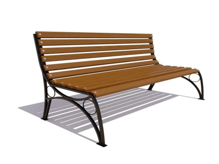 Скамейка «Тверь» без подлокотников